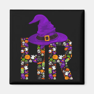 HR-Hexe Personalwesen Kürbis Halloween-Kostüm Magnet