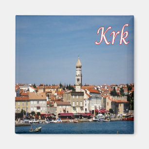 HR - Kroatien - Krk - Stadt Magnet