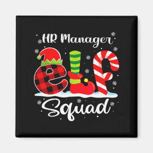 HR-Manager-Elfen-Team-Weihnachts-Rekruterierungsve Magnet