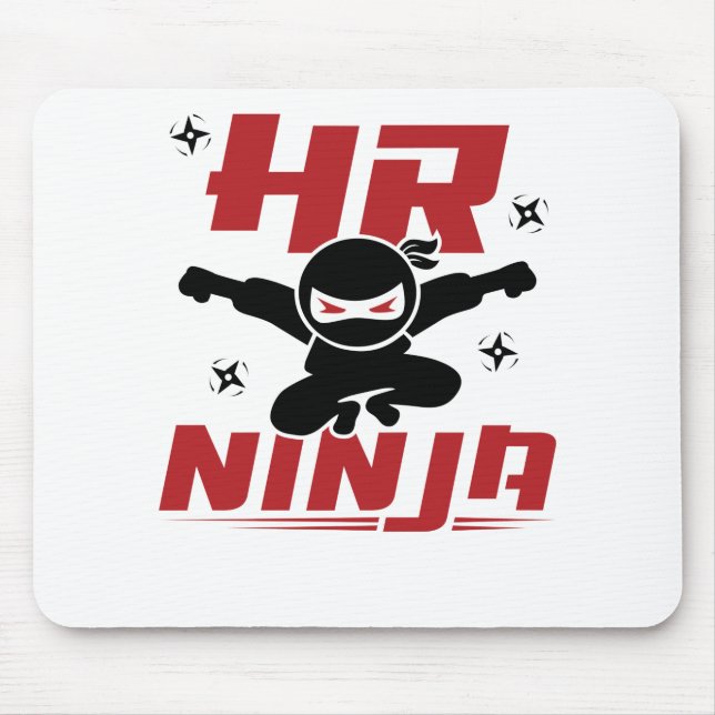 HR Ninja Human Resources Mousepad (Vorne)