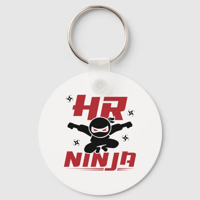 HR Ninja Human Resources Schlüsselanhänger (Vorderseite)