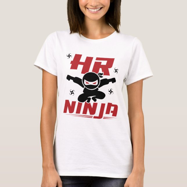 HR Ninja Human Resources T-Shirt (Vorderseite)
