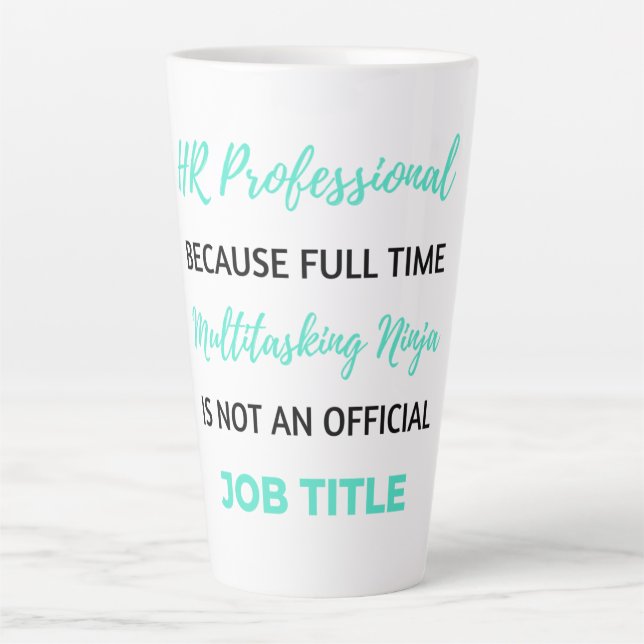 HR Professional Beursache Full Time Multitasking 2 Milchtasse (Vorderseite)