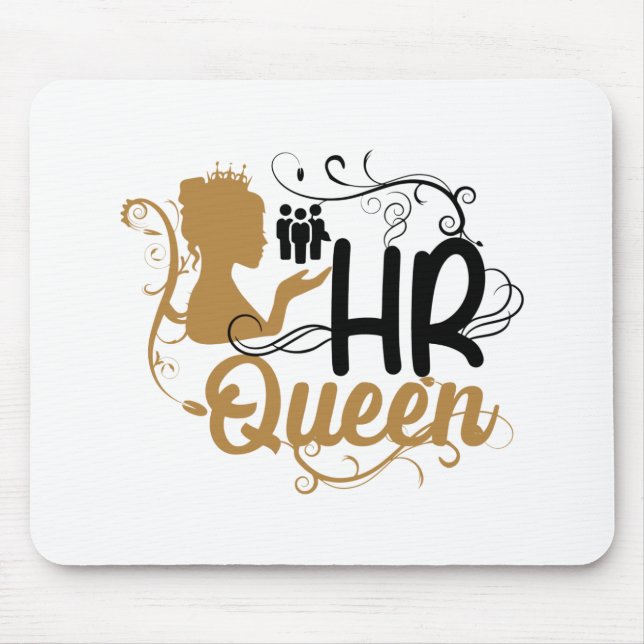 HR Queen Human Resources Women Mousepad (Vorne)