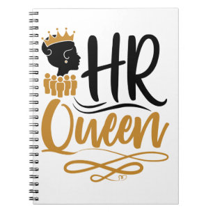 HR Queen Human Resources Women Notizblock