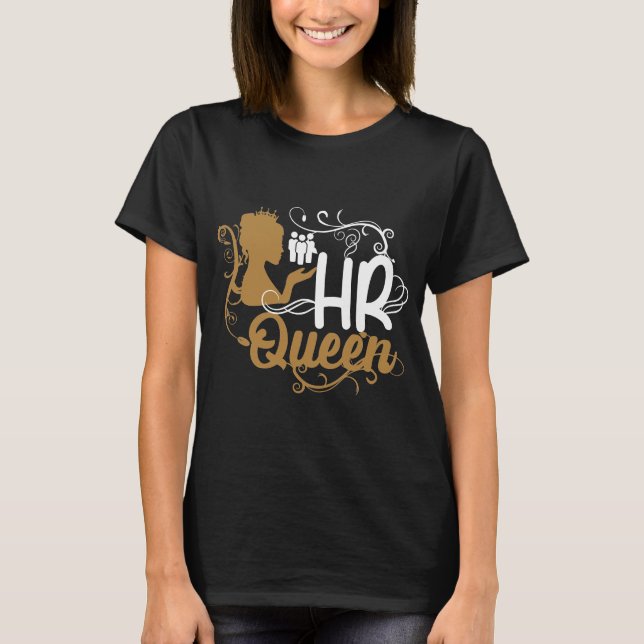 HR Queen Human Resources Women T-Shirt (Vorderseite)