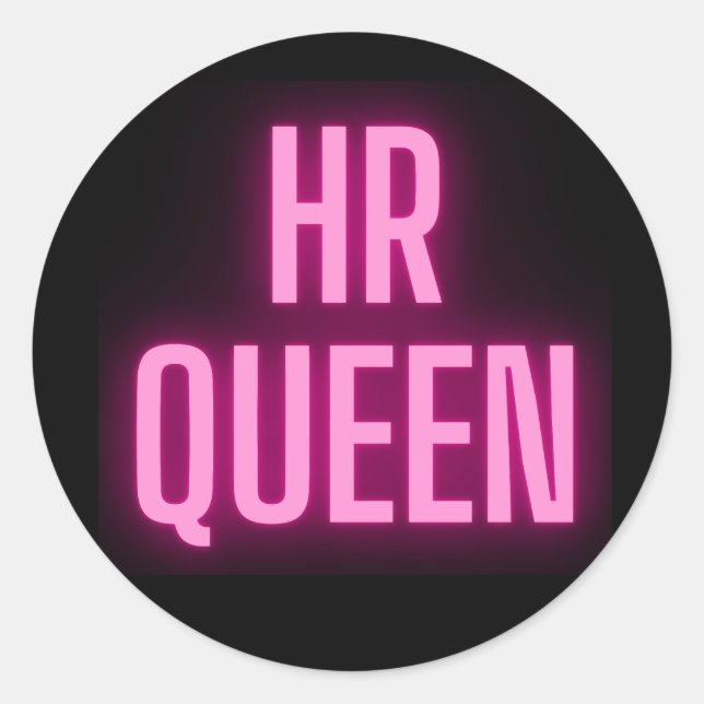 HR Queen 👸 🏻 👑 STICKERS (Vorderseite)