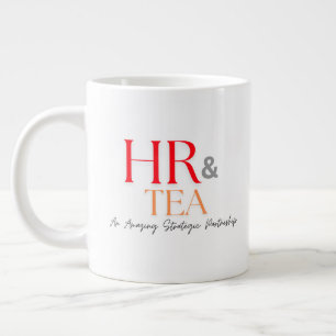 HR und Team-Tasse rot Jumbo-Tasse