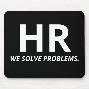 HR - Wir lösen Probleme. CUSTOM Mousepad