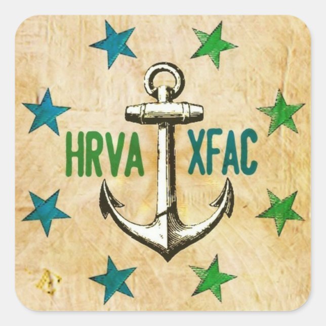 HR X-Fac Square Sticker (Vorderseite)