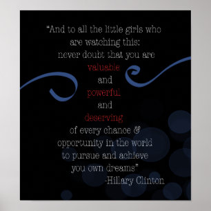 HRC Zugeständnis-Sprache-Plakat Poster