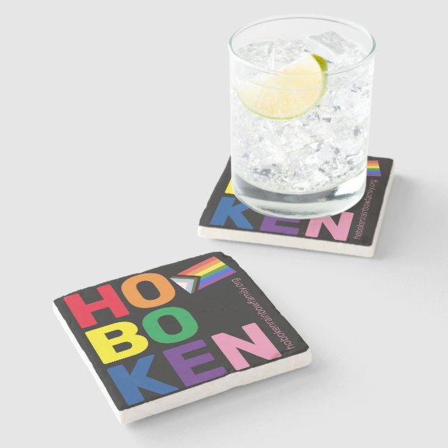 HRF-Untersetzer Steinuntersetzer (Seitenansicht)