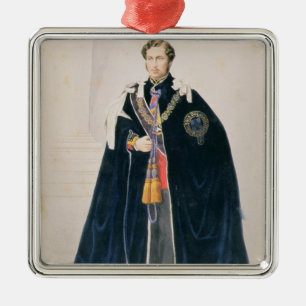 HRH Albert Edward, Prinz von Wales Silbernes Ornament