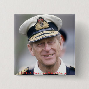 HRH Der Prinz Philip, Herzog von Edinburgh Button