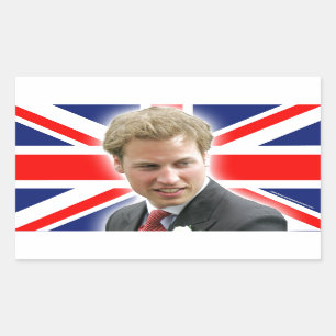 HRH Herzog von Cambridge - Atemberaubend! Rechteckiger Aufkleber