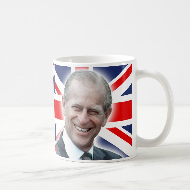 HRH Herzog von Edinburgh - groß! Kaffeetasse (Rechts)