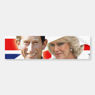 HRH Prince Charles & HRH Duchess of Cornwall Autoaufkleber