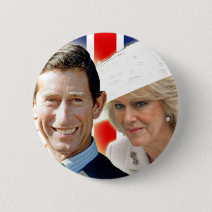 HRH Prince Charles & HRH Duchess of Cornwall Button