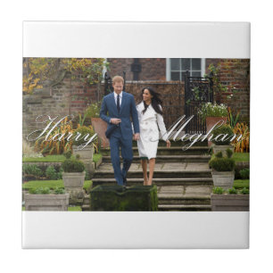 HRH Prince Harry und Meghan Markle Royal Wedding Fliese
