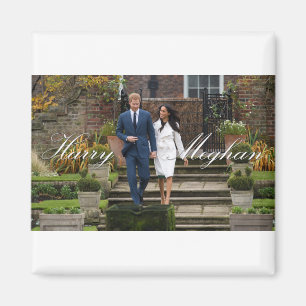 HRH Prince Harry und Meghan Markle Royal Wedding Magnet