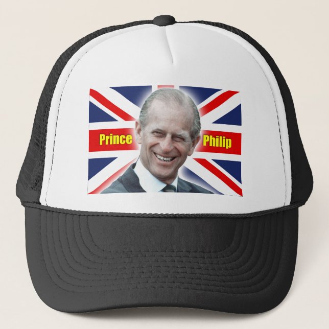HRH Prince Philip - Super! Truckerkappe (Vorderseite)