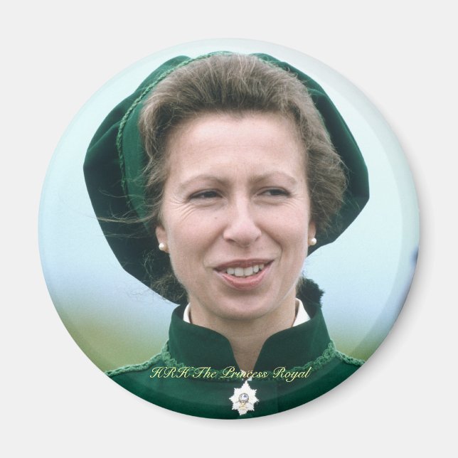 HRH Princess Anne Warminster Magnet (Vorne)