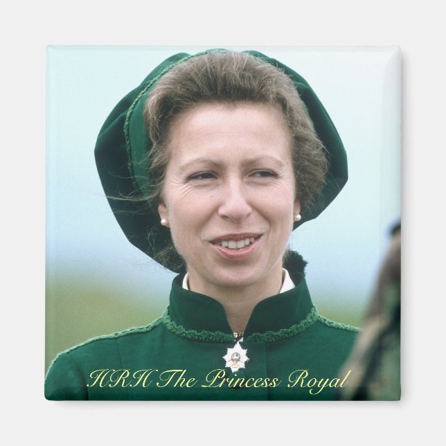 HRH Princess Anne Warminster Magnet (Vorne)