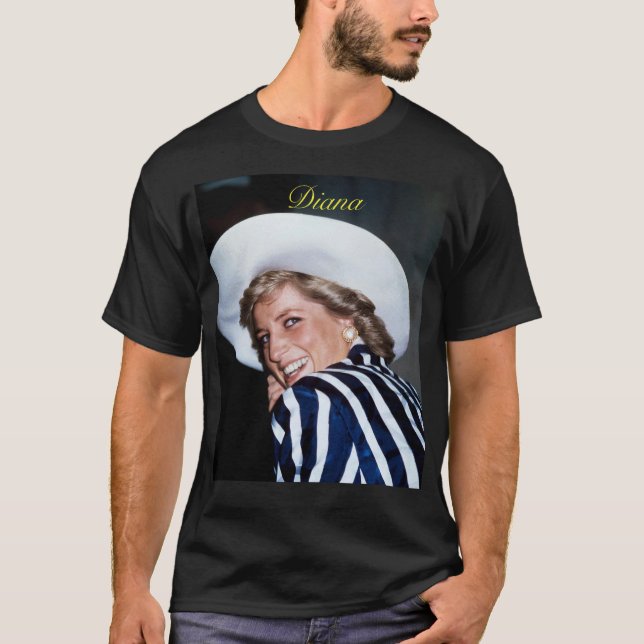 HRH Princess Diana Australia 1988 Pro Foto HD T-Shirt (Vorderseite)