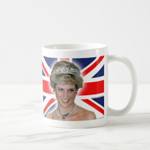 HRH Princess Diana Union Jack Kaffeetasse