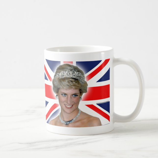 HRH Princess Diana Union Jack Kaffeetasse (Rechts)