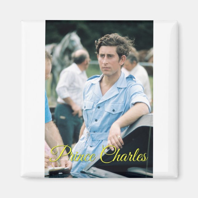HRH Prinz Charles Cowdray 1976 Magnet (Vorne)