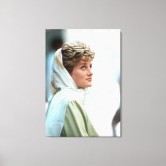 HRH Prinzessin Diana Ägypten 1992 Leinwanddruck