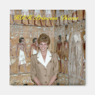 HRH Prinzessin Diana Ägypten 1992 Magnet