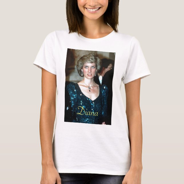 HRH Prinzessin Diana Wien 1986 T-Shirt (Vorderseite)
