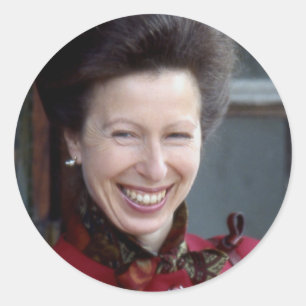 HRH: Prinzessin Royal Runder Aufkleber