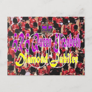 HRH Queen Elizabeth Diamond Jubilee Postkarte