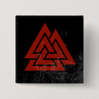 Hrungnirs Herz (roter u. schwarzer Schmutz) Button
