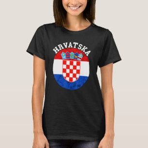 Hrvatska Kroatisch Pride Kroatische Roots Kroatisc T-Shirt