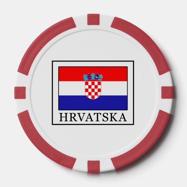 Hrvatska Pokerchips (Vorderseite)