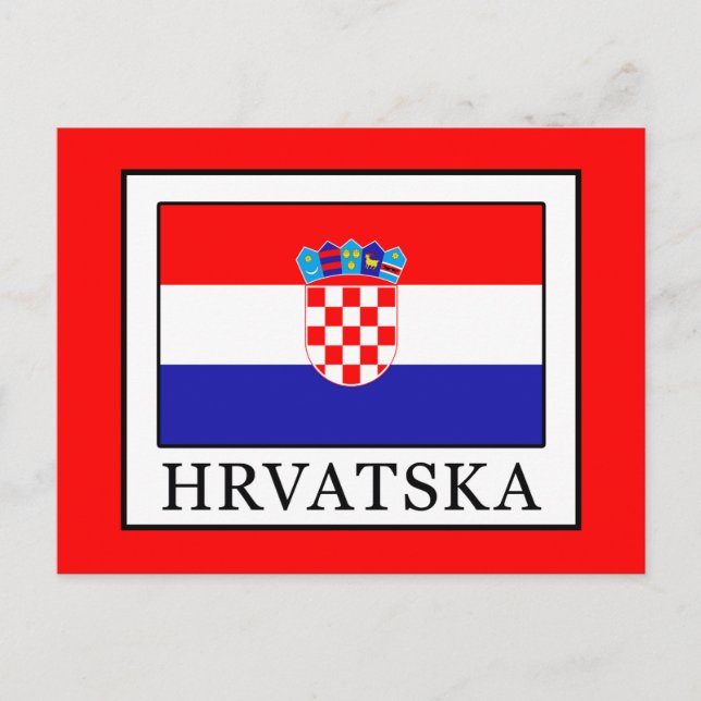 Hrvatska Postkarte (Vorderseite)
