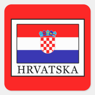 Hrvatska Quadratischer Aufkleber