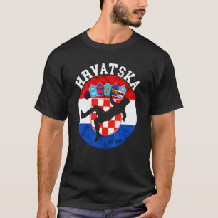 Hrvatska Soccer Team Kroatische Flagge Kroatien Kr T-Shirt
