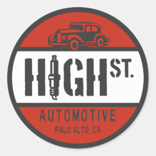 HSA Logo Runder Aufkleber