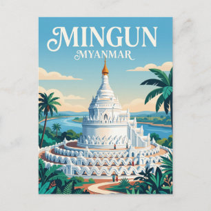 Hsinbyume-Pagode Myanmar Postkarte