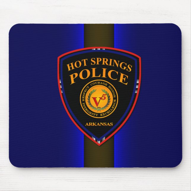 HSPD Thin Blue Line Patch Mousepad (Vorne)