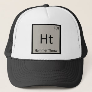 Ht - Hammerwurf Leichtathletik Chemie-Symbol Truckerkappe