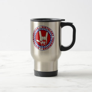 HT HISTOTECHNICIAN HISTOLOGY TECH LIEBE LOGO ASL REISEBECHER