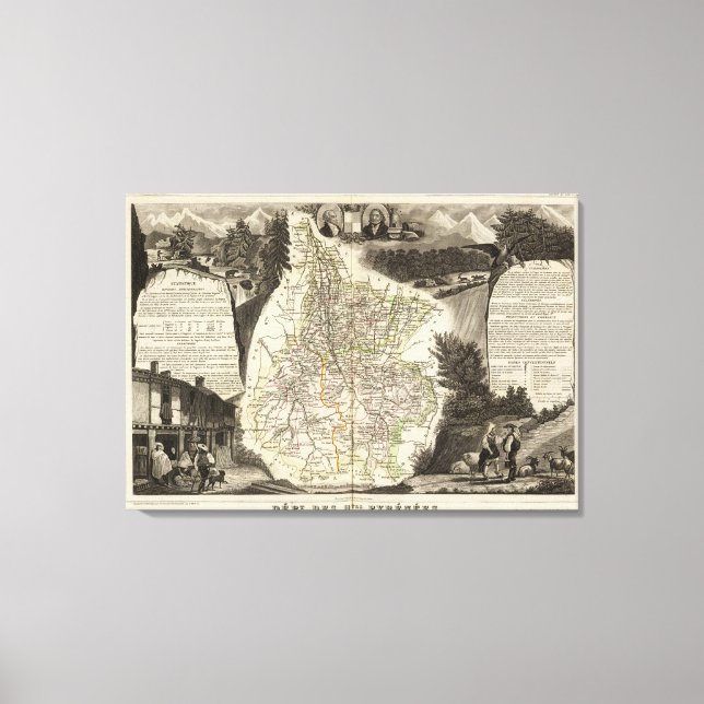 HT Pyrenäen Leinwanddruck (Vorderseite)