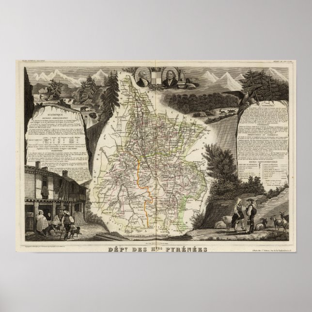 HT Pyrenäen Poster (Vorne)