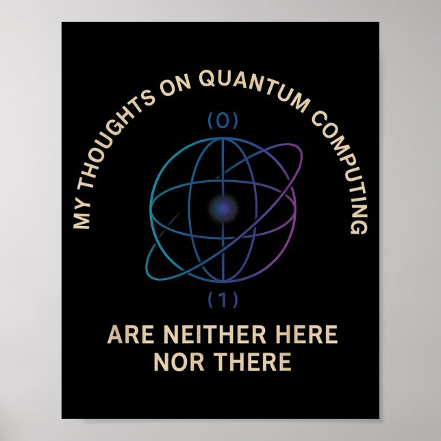 Ht-Stem-Geschenk für Lehrer Professor Student Quan Poster (Vorne)
